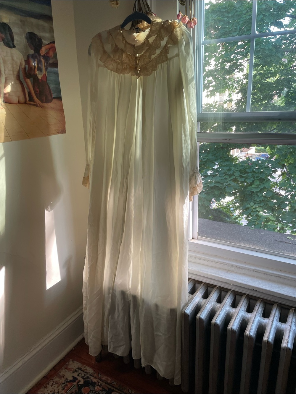 Vintage Silk Robe